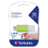 Verbatim 49454 DataBar, USB flash drive, USB 2.0, 32GB, green