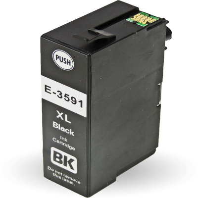 Epson 35XL T3591 black compatible inkjet cartridge
