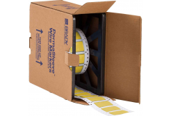 Brady 2LSZH-750-2-YL-2 / 141184, labels, THT Low Smoke Halogen Free Permasleeve Wire Marking Sleeves, 25.40 mm x 31.40 mm