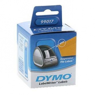 Dymo 99017, S0722460, 50mm x 12mm, 220 pcs, white paper labels for wide folders,