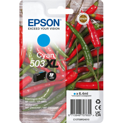 Epson 503XL T09R240 C13T09R24010 cyan original ink cartridge