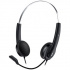 Genius HS-220U, headphones with microphone, volume control, black, 2.0, closed, USB