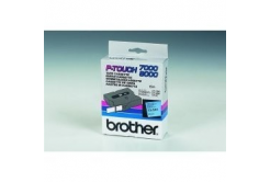 Brother TX-551, 24mm x 15m, black text / blue tape, original tape