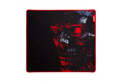 Mouse pad, Noob L, gaming, black-red, 450 x 400 x 3 mm, Marvo