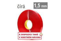 3M VHB™ 4915-F, thickness 1.5 mm; transparent double-sided very high-bond acrylic tape 6 mm x 25 m