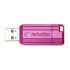 Verbatim 49056 Flash Drive Hi-Speed Store 'n' Go, 32GB, Pinstripe, USB 2.0, Hot pink