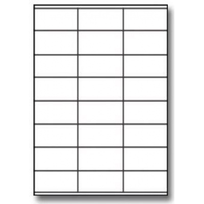 Self-adhesive labels 52,5 x 35 mm, 32 labels, A4, 100 sheets