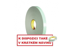 3M 4008 Foam Double-Sided Adhesive Tape, White, thickness 3.2 mm 12 mm x 2 m