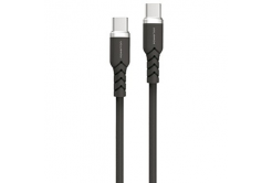 Powerton ENERGY DARK EDITION USB-C Cable, 60W, 1m, silicone, black