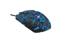 E-blue Auroza Gaming Mouse, 4000 DPI, optical, 6 buttons, wired USB, black, gaming