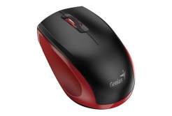 Genius Mouse NX-8006S 31030024401, 1600DPI, 2.4 [GHz], optical, 3tl., wireless USB, black-red, AA