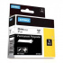 Dymo 1734523, 24mm x 5,5m, black text/white tape, original tape