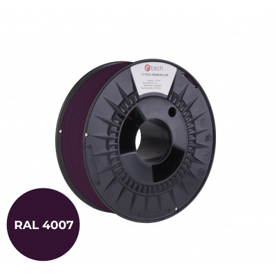 C-Tech 3DF-P-PETG1.75-4007 3D filament, PREMIUM LINE, PETG, purple violet, RAL4007, 1,75mm, 1kg