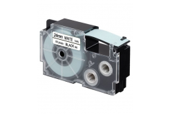 Casio XR-24WE1, 24mm x 8m, black / white, compatible tape