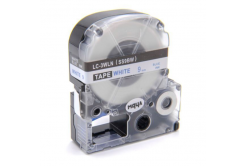Epson LC-SS9BW, 9mm x 8m, blue text / white tape, compatible tape