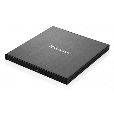 VERBATIM external Ultra HD 4K Blu-ray External Slimline Writer (USB 3.1, USB-C) + free 25GB media + NERO