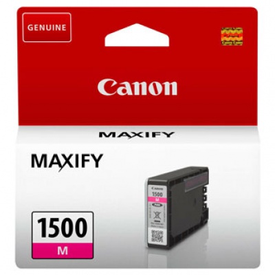 Canon original ink cartridge PGI-1500 M, magenta, 300 pages, 4.5ml, 9230B001, Canon MAXIFY MB2050,MB2150,MB2155,MB2350,MB2750,MB2755