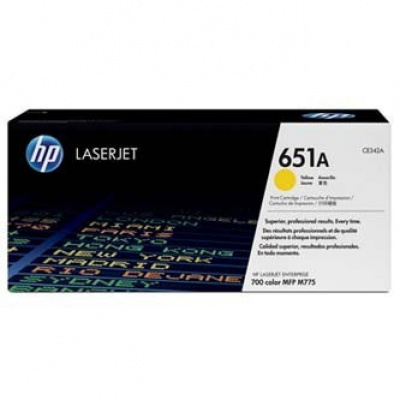 HP 651A CE342A yellow toner original