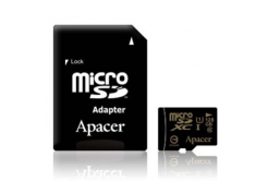 Apacer memory card Secure Digital Card U1, 128GB, micro SDXC, AP128GMCSX10U1-R, UHS-I U1 (Class 10), with adapter