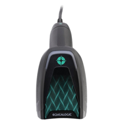 Datalogic GD4620 GD4620-BKK1B-HD, barcode scanner, with Presentation Base, 2D, HD, USB, kit (USB), black