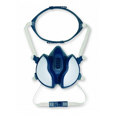 3M 4279, 4000 Series Half Mask FFABEK1P3 R D, organic vapors, inorganic gases, acid gases, ammonia, particles