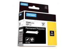 Dymo Rhino 18483, S0718210, 12mm x 5,5m black text / white tape, original tape