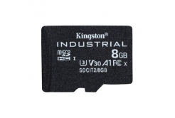 Kingston memory card Micro Secure Digital Card Industria, 8GB, micro SDHC, SDCIT2/8GBSP, UHS-I U3 (Class 10), V30, A1, pSLC card