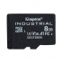 Kingston memory card Micro Secure Digital Card Industria, 8GB, micro SDHC, SDCIT2/8GBSP, UHS-I U3 (Class 10), V30, A1, pSLC card