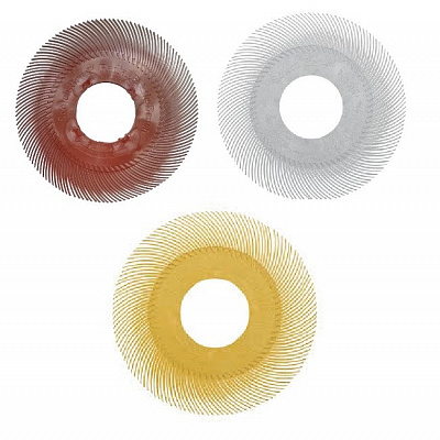3M Scotch-Brite™ Bristle™ Replacement Flaps for Cleaning Brushes, Type C, set = 8 pcs 150 mm x P80
