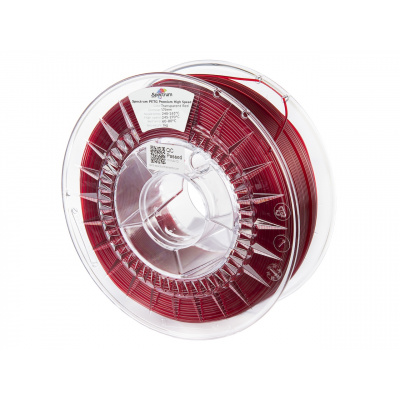 Spectrum 81551 3D filament, PETG Premium High Speed, 1,75mm, 1000g, Transparent red