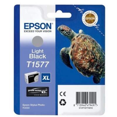Epson T1577 C13T15774010 light black original ink cartridge