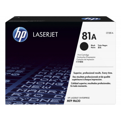 HP CF281A black original toner