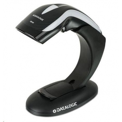 Datalogic HD3130-BKK1B Heron HD3130, barcode reader kódů, stand, black, USB