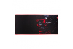 Mouse pad, Noob XL, gaming, black-red, 900 x 400 x 3 mm, Marvo