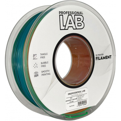 Professional Lab FG-P74-E1, 3D filament, PLA, 1,75mm, 1000g, Gradient colour