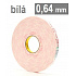 3M VHB™ 4932-P, tl. 0,64 mm; bílá oboustranně velmi silně lepicí akrylová páska 19 mm x 33 m