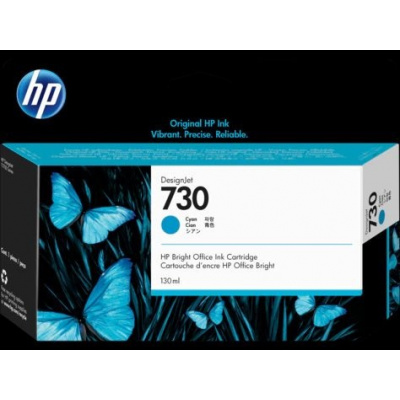HP 730 P2V62A cyan original ink cartridge