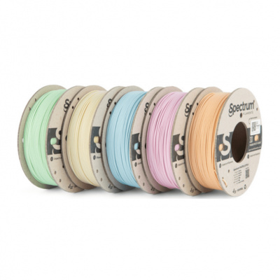 Spectrum 80892 3D filament, 5PACK Pastello PLA, 1,75mm, 5x250g, Orange, Blue, Pink, Yellow, Green