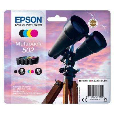 Epson 502 T02V640 CMYK multipack original ink cartridge