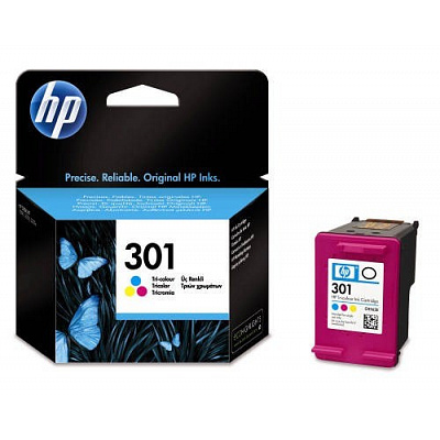 HP 301 CH562EE original color cartridge, expired