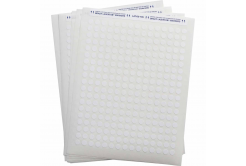 Brady LAT-60-799-2.5 / 089405, LaserTab Laser Printable Labels, x , 9.53 mm, 