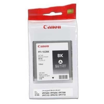 Canon PFI-102B black original ink cartridge
