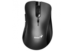 Mouse wireless, Genius Ergo 8100S 31030040400, black, optical, 1600DPI