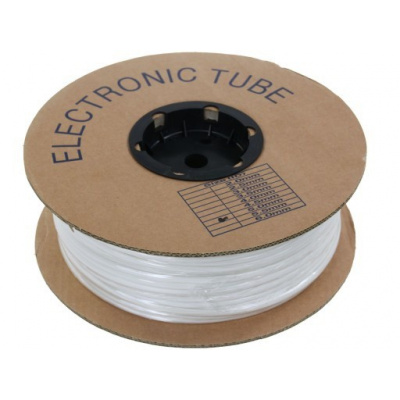 PVC round marking tube 7,0mm, white, 100m