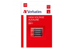 Baterie alkalická, 23AE, AE, 12V, Verbatim, blistr, 2-pack, 49940