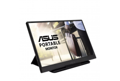 ASUS ZenScreen MB165B 90LM0703-B01170 Monitor, 15.6", TN, HD Ready, 60Hz, 10ms, Black, 3R