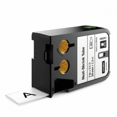 Dymo 1868811, 24mm x 2,7m, black text/white tape, original tape