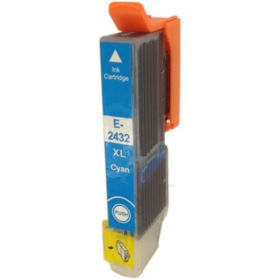 Epson T2432 XL cyan compatible inkjet cartridge