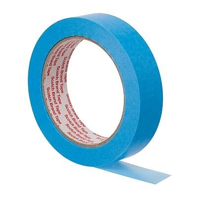 3M Scotch masking tape made of washi rice paper 2899, blue, roll length 50 m 18 mm x 50 m