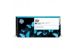 HP original ink cartridge P2V85A, HP 747, chromatic blue, 300ml, HP HP DesignJet Z9